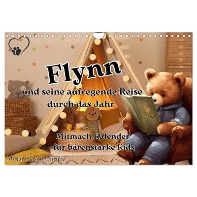Flynn und seine aufregende Reise durch das Jahr (Wandkalender 2027 DIN A4 quer), CALVENDO Monatskalender