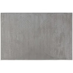 vidaXL Bereichsteppiche Rechtwinklig HUARTE Grau 230 x 160 cm