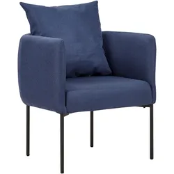 SESSEL Stoff Dunkelblau Malmos