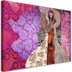 WANDBILD eine frau gustav klimt