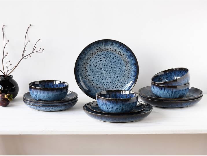 Tafelservice Magic Blue 30 x 30 x 35cm Blau