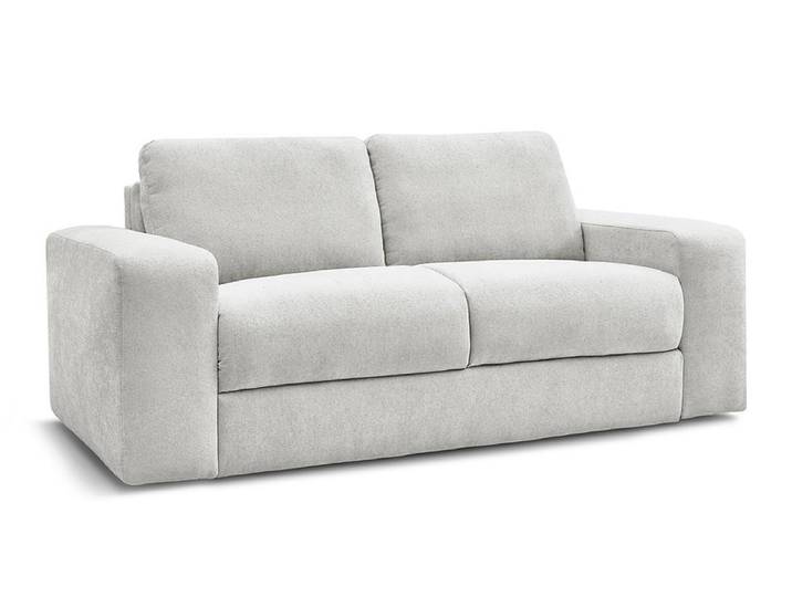 Bettsofa BOBOCHIC IBIZA Stoff mit Textur hellgrau