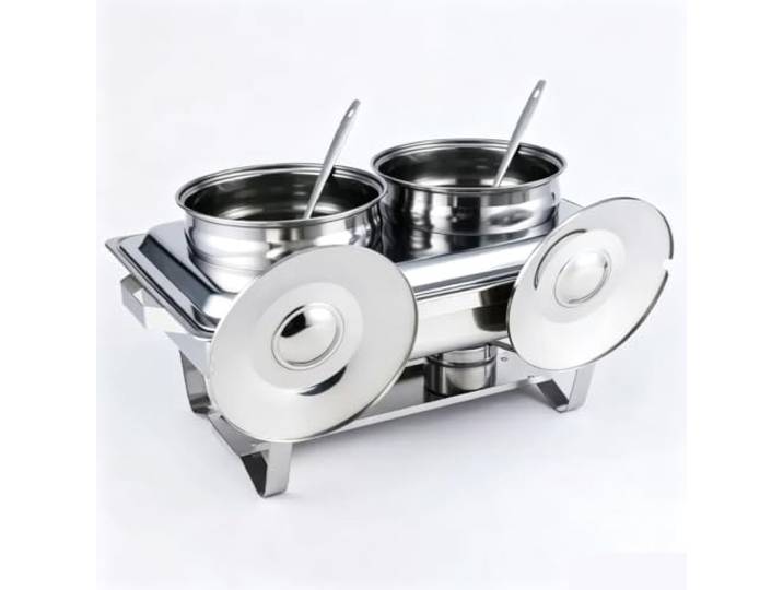 Chafing Dishes for Buffetserver und Speisenwärmer Buffetherd For Veranstaltungen, Partys und Unterhaltung, ofenfestes Chafing Dish-Set aus Edelstahl