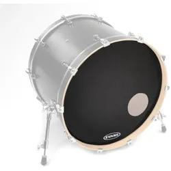 Evans BD22RONX Bassdrumfell Onyx Resonant schwarz Drumfell Bassdrum 22 (Bassdrum), Drumhead, Schwarz