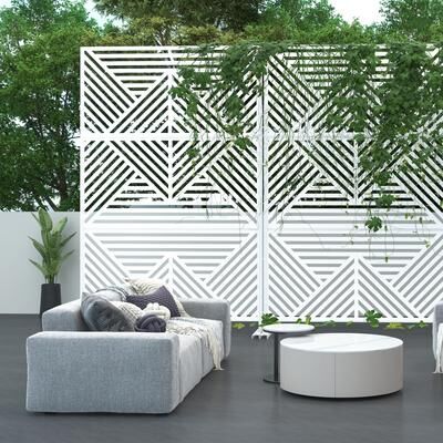 Dovelina Zodiac Metal Privacy Screen Panel