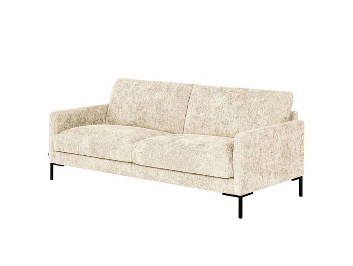 2,5-Sitzer Sofa Belmonte Weiß/Perlweiß Chenille Enola 176 x 82 x 87cm Modern