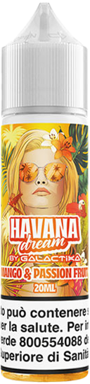 Galactika Mango & Passion Fruit Havana Dream Kings Crest Liquido Shot 20ml