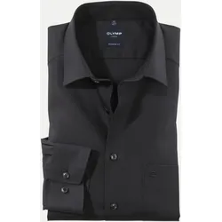 Modern-Fit Businesshemd Luxor Schwarz 40