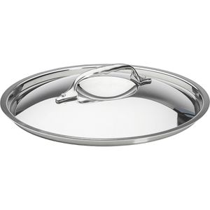 deBuyer Topfdeckel Affinity 50.1037.0924, aus Edelstahl, mit Edelstahlgriff, Ø 24 cm