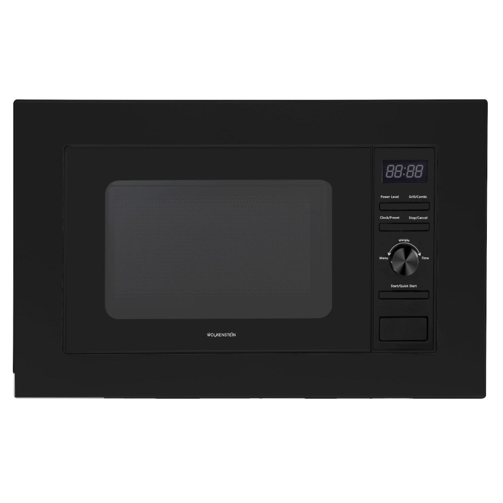 Wolkenstein Einbaumikrowelle WMW800-20GB EB - schwarz 800W Grill 900W