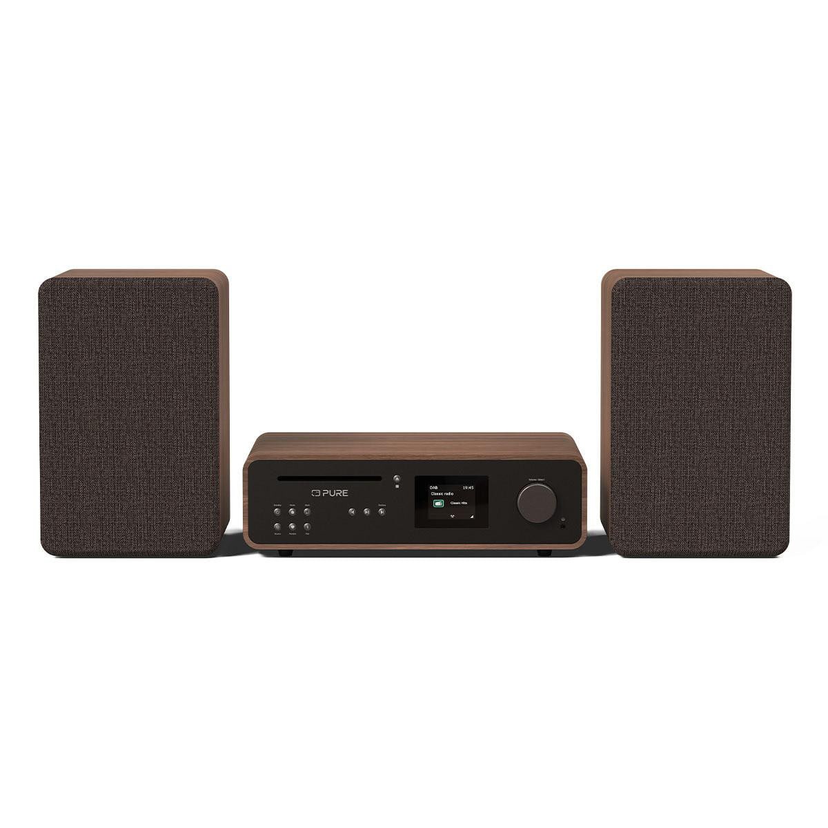 Pure Classic C-D6 Digitalradio Coffee Schwarz/Walnuss EU/UK 252808