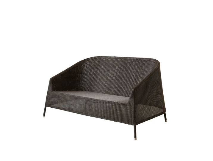 Cane-line Kingston Lounge-Sofa 2-Sitzer Mocca