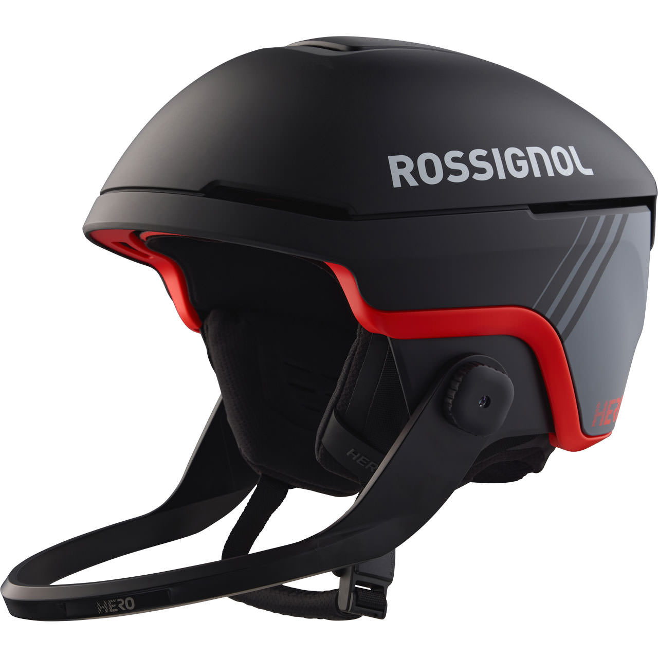 Rossignol Hero Slalom black with Chinguard - M = 55 - 58 cm
