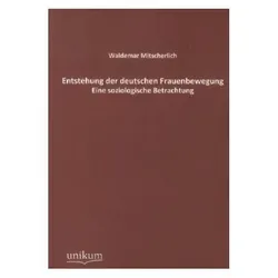 Entstehung der deutschen Frauenbewegung, Fachbücher von Waldemar Mitscherlich