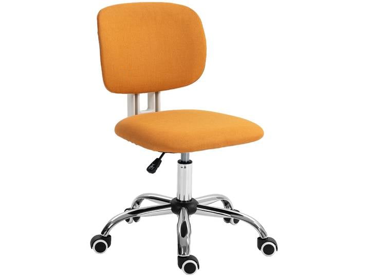 Chaise de bureau pivotante Vinsetto 48X53X80-90 cm Orange