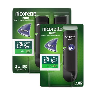 nicorette mint Spray mit Nikotin 1 St + 2 1+2