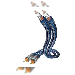 Inakustik 0040802 Audio-Kabel 2 m RCA 2 x RCA Blau
