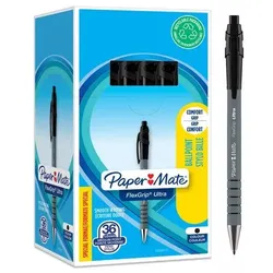 Papermate FlexGrip Ultra Kugelschreiber Schwarz Mittel 1 mm 36 Stück