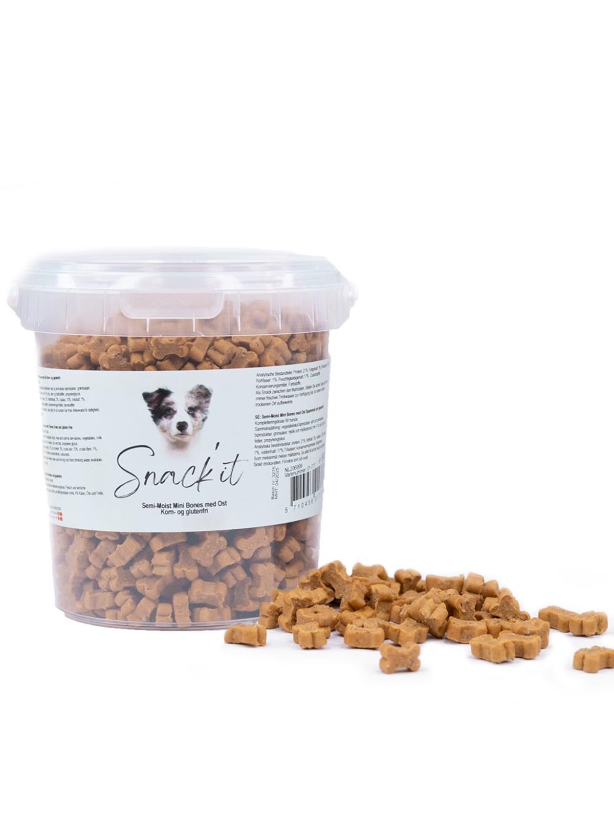 Snack'it Halbfeuchte Mini-Knochen m/ Käse 500g