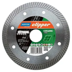 Norton Clipper Diamanttrennscheibe Extreme Ceramic Turbo- 115 22,2 mm Super Gres XT