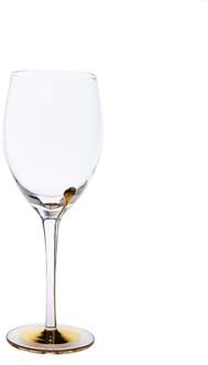 Classic Touch Set of 6 Water Glasses with Gold Reflection