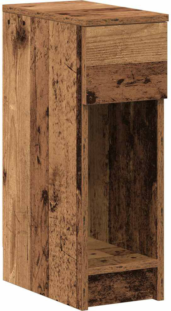 Alpen Home Cornelio 20cm W Manufactured Wood Bedside Table Reclaimed Wood 60cm H X 20cm W X 36cm D