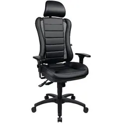 Topstar, Bürostuhl, Ergonomischer Bürostuhl Head Point Schwarz (42 - 53 cm)