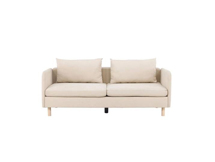 Canapé 3 places beige moderne