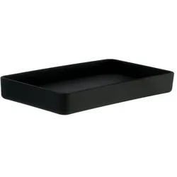 Smedbo Seifenschale. Freistehend. Schwarz Kunststoff. BB580
