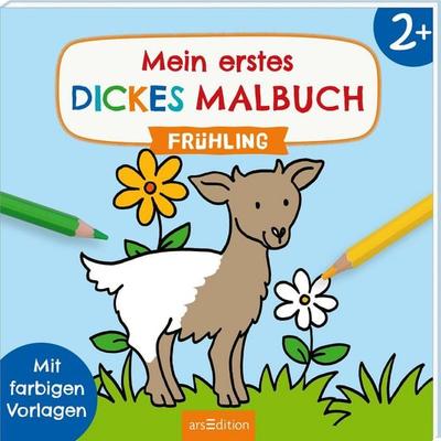 Mein erstes dickes Malbuch ab 2 – Frühling, Taschenbuch von , arsedition, 978-3-8458-6702-1