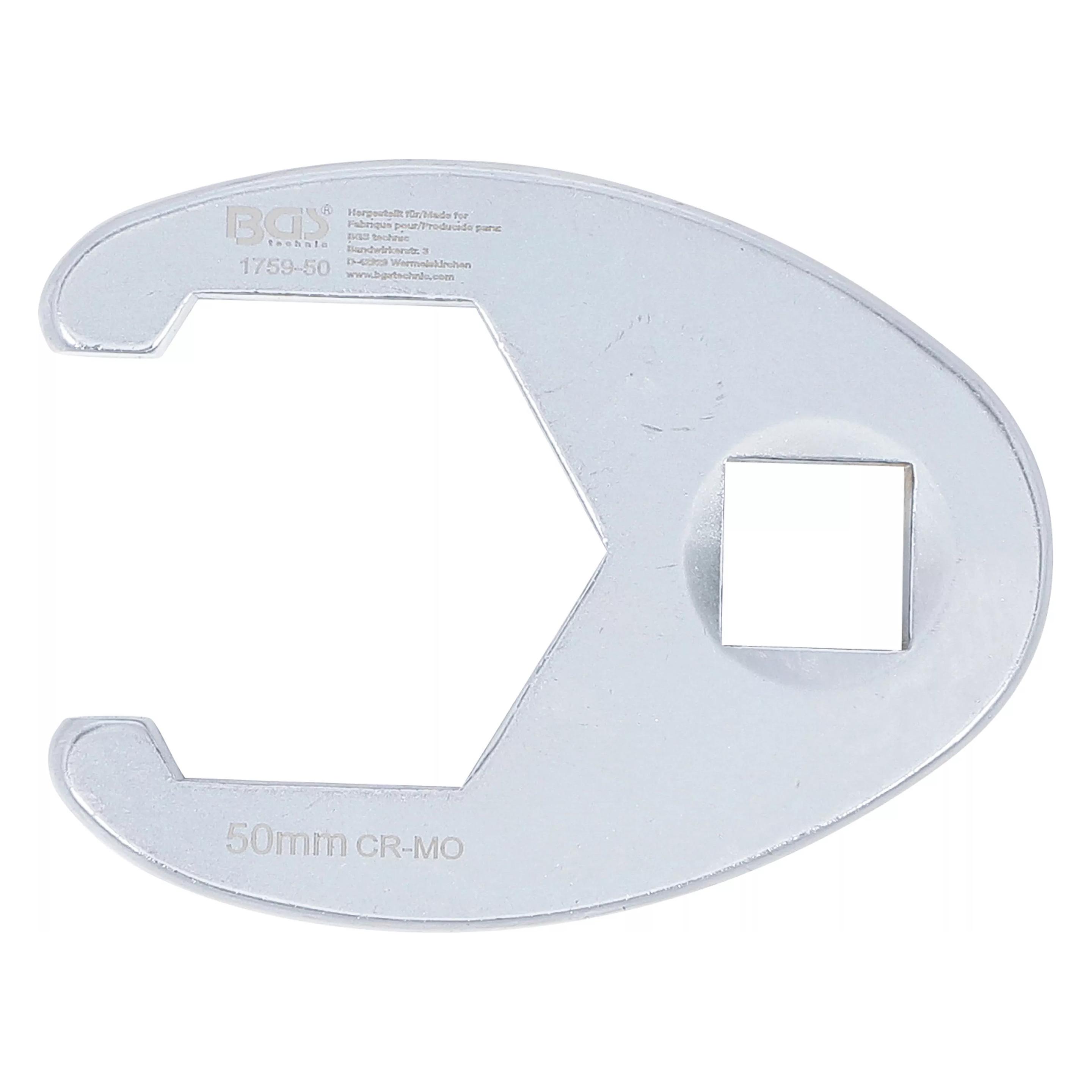 BGS Hahnenfussschlüssel Antrieb Innenvierkant 20 mm (3/4") SW 50 mm (50 mm) (1759-50)