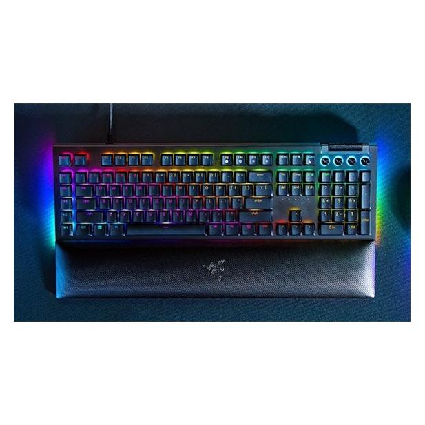 Razer Klawiatura BlackWidow V4 Green (RZ03-04690100-R3M1) (US, Kabelgebunden) (RZ03-04690100-R3M1)