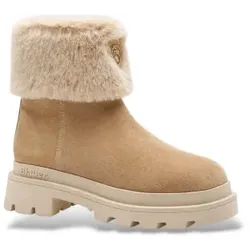 Blauer für Damen. F6KIMMEL10 Kimmel 10 Lederstiefeletten beige (40), Wohnung, Reißverschluss, Lässig