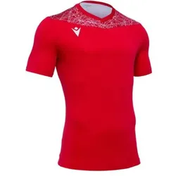 Macron, Herren, Sportshirt, Nash (4XL), Rot, Weiss