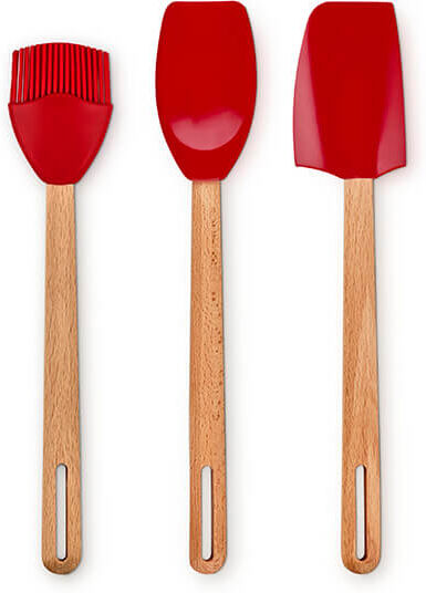 Le Creuset Signature Silicone Cerise Set of 3 Baking Tools