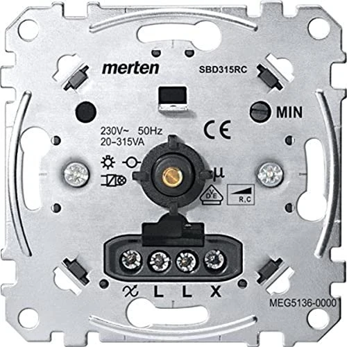 Drehdimmer-Einsatz für kapazitive Last, 20-315 W (MEG5136-0000)