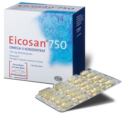 Med Pharma Service GmbH EICOSAN 750 Omega-3 Konzentrat Weichkapseln 240 St 01211408
