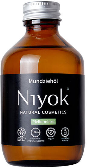 200ml Niyok Mundziehöl aus Kokosöl - Pfefferminze