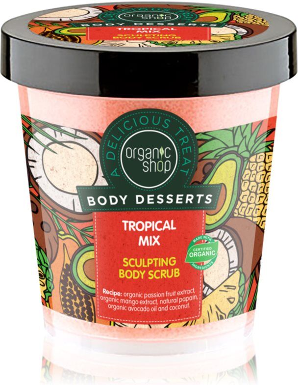 Organic Shop Body Desserts Tropical Mix slimming body scrub 450 ml