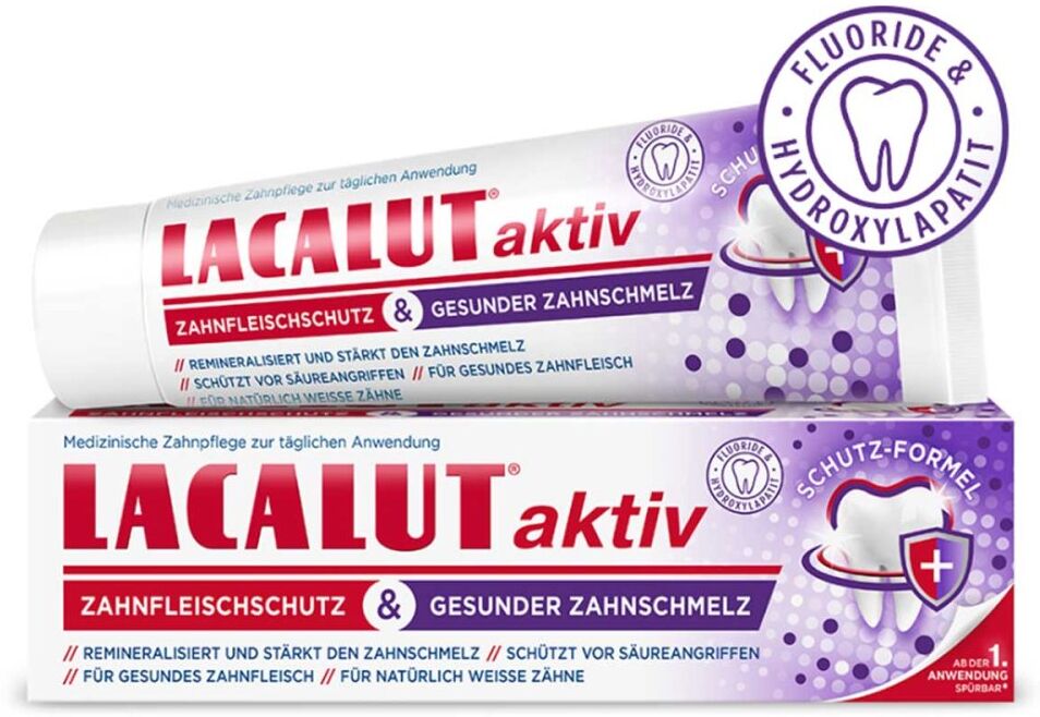 Lacalut Aktiv Zahnfleischschutz & Ges.zahnschmelz 75ml