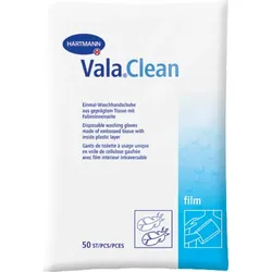 VALACLEAN Film Einmal-Waschhandschuhe 50 St