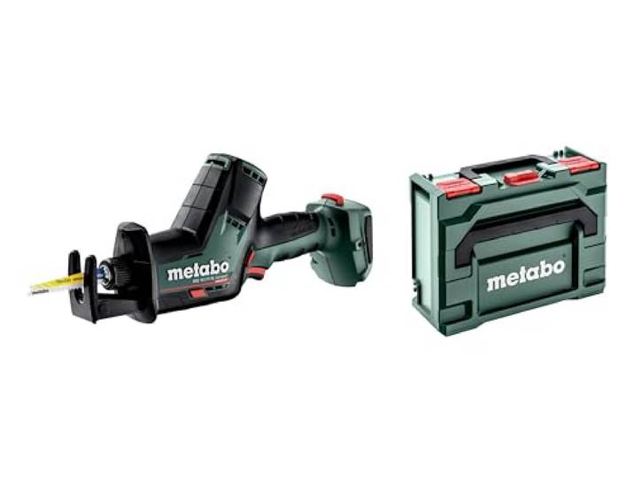 Scie sabre METABO SSE 18 LTX BL Compact sans batterie ni chargeur + coffret MetaBox - 602366840