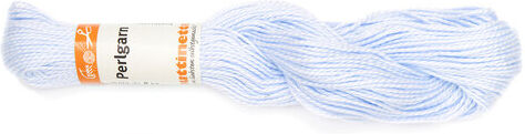 buttinette Perlgarn, hellblau, 25g-Strang
