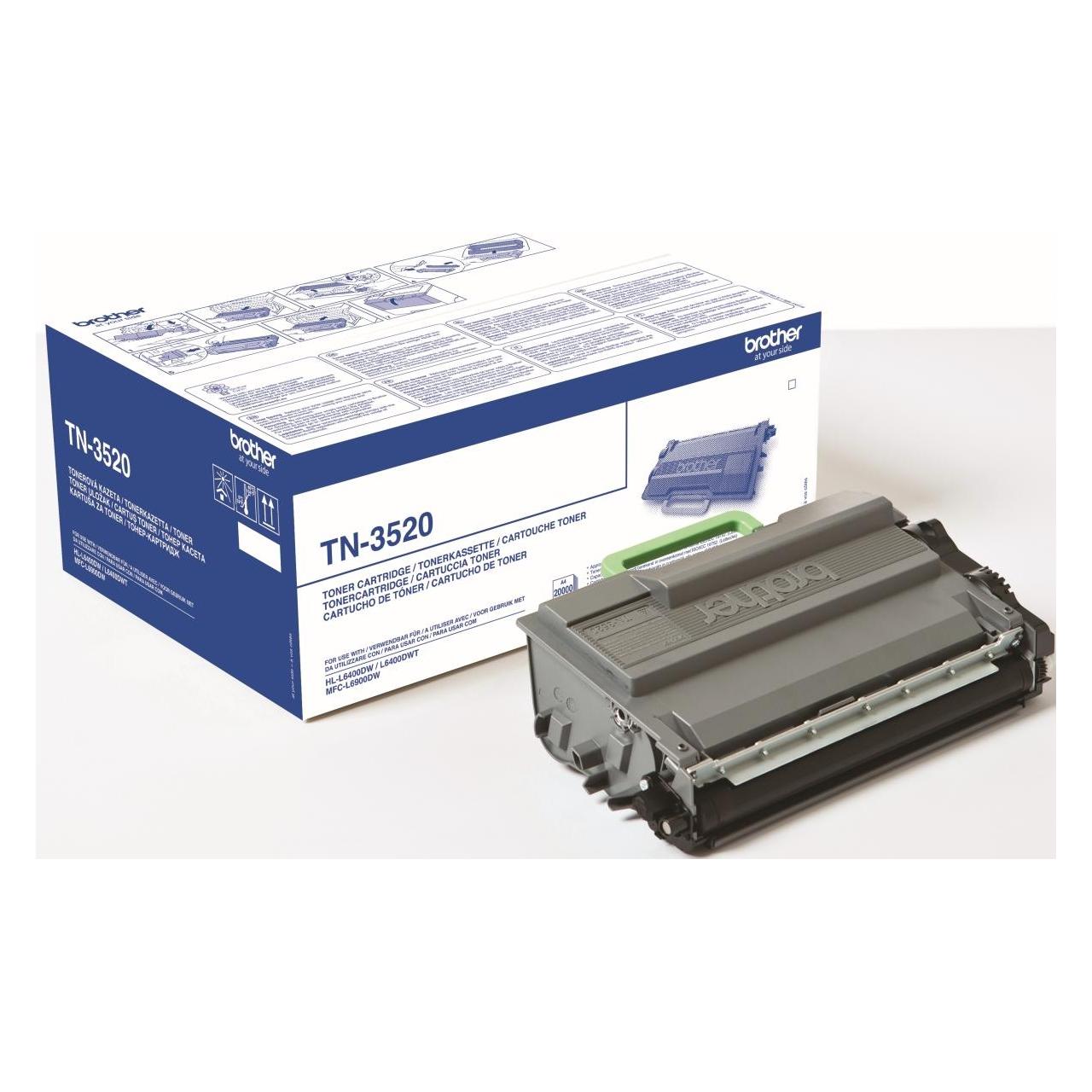 Brother TN-3520 (TN3520), juoda kaset? (TN3520)