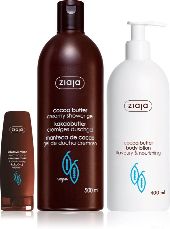 Ziaja Cocoa Butter ensemble