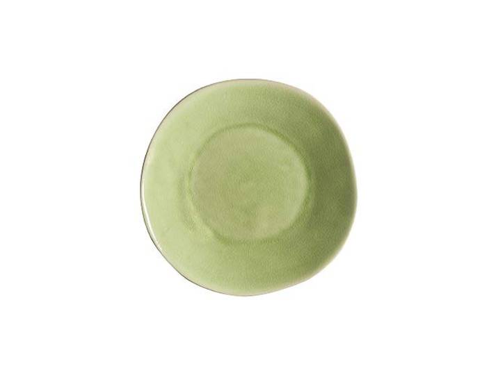 Costa Nova, Riviera Kollektion, Steinzeug Geschirr, Suppenteller, Pastateller, vert frais (hellgrün), 25 cm, 6 teilig