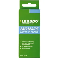 Lexxoo Kontaktlinse Monatslinse »Komfort Plus« -5,00 dpt