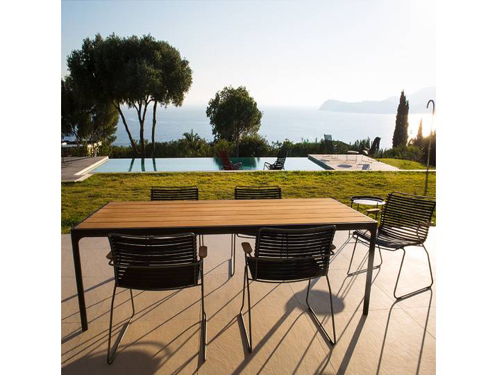 Houe Gartensitzgarnituren Set 5x Sessel Click Black mit FOUR