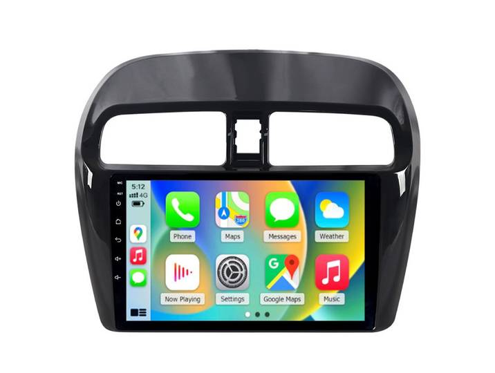 A-Sure 8-Core Für Mitsubishi Mirage Space Star DAB+ CarPlay GPS Android 15 Autoradio (Digitalradio (DAB), Carplay Android Auto Bluetooth EQ USB GPS Navi WIFI Touchscreen)
