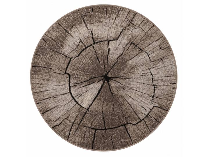 Paco Home Kurzflorteppich 160/160 cm Rodos 605, Naturfarben, Kunststoff, Rund, 160x160 cm, Teppiche und Böden, Teppiche